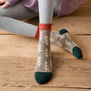 Premium Quality Breathable Warm Cotton Socks 3 Pairs MQ-016