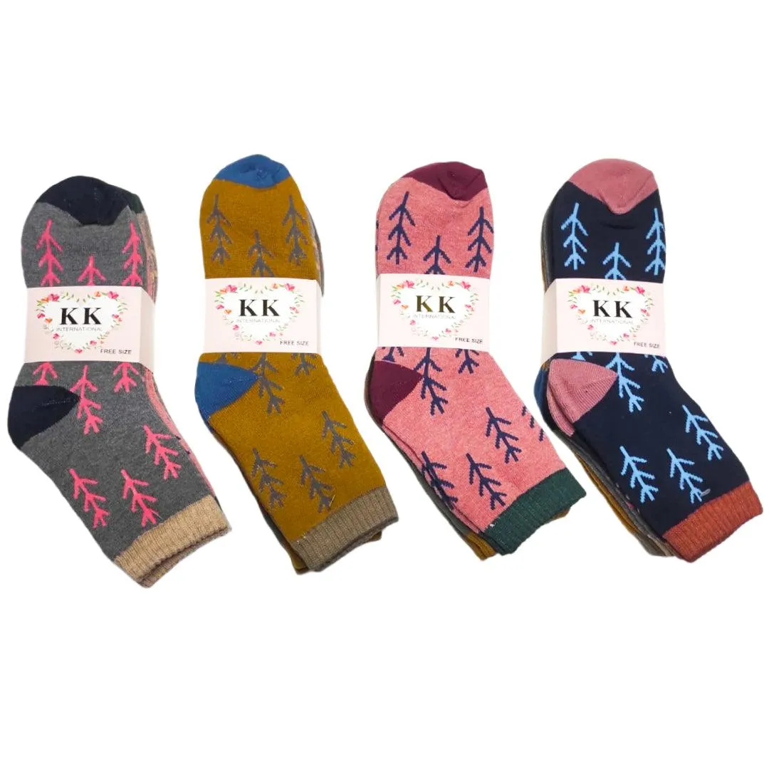 Premium Quality Breathable Warm Cotton Socks 3 Pairs MQ-016