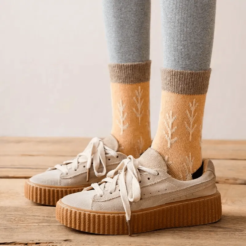 Premium Quality Breathable Warm Cotton Socks 3 Pairs MQ-016