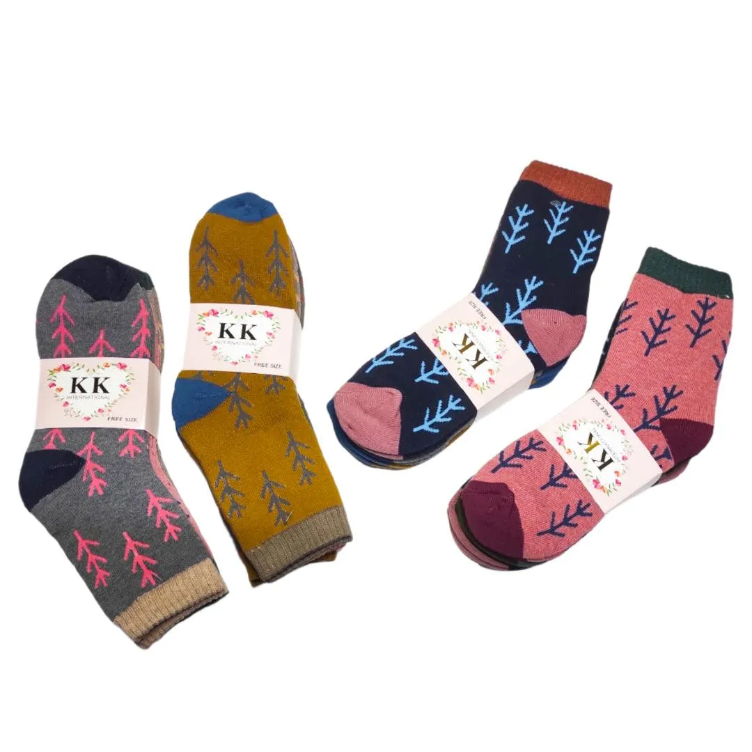 Premium Quality Breathable Warm Cotton Socks 3 Pairs MQ-016