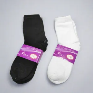 Premium Quality Plain Solid Socks 6 Pairs K7-W B