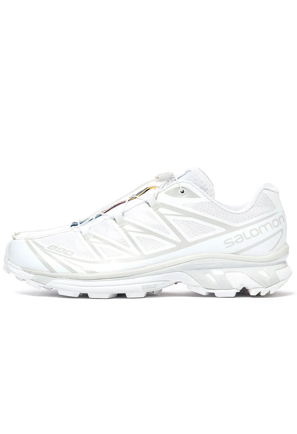 Salomon XT-6 Trainers - White / White / Lunar Rock