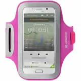 Samsung Galaxy S6 Reflective Armband Case - Pink