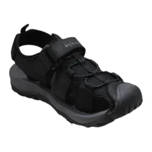 School Boys / Girls Closed Toe Protect Sandals Kawa Brand Black - B - (BS02) - F