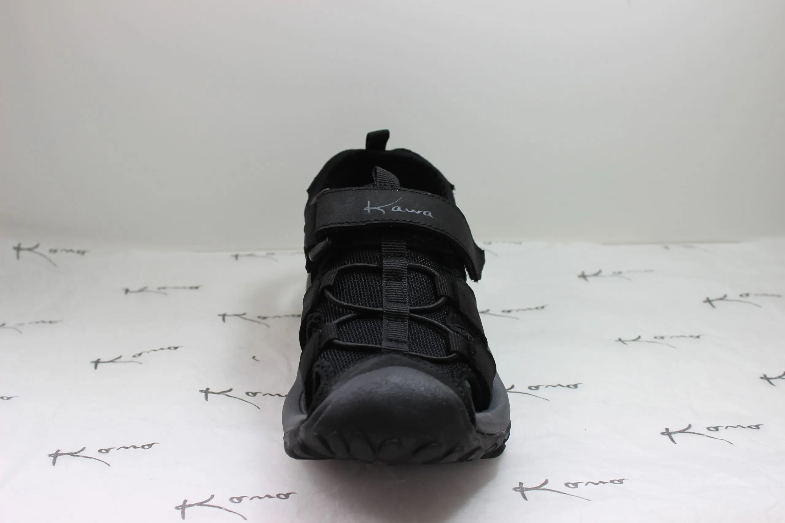 School Boys / Girls Closed Toe Protect Sandals Kawa Brand Black - B - (BS02) - F