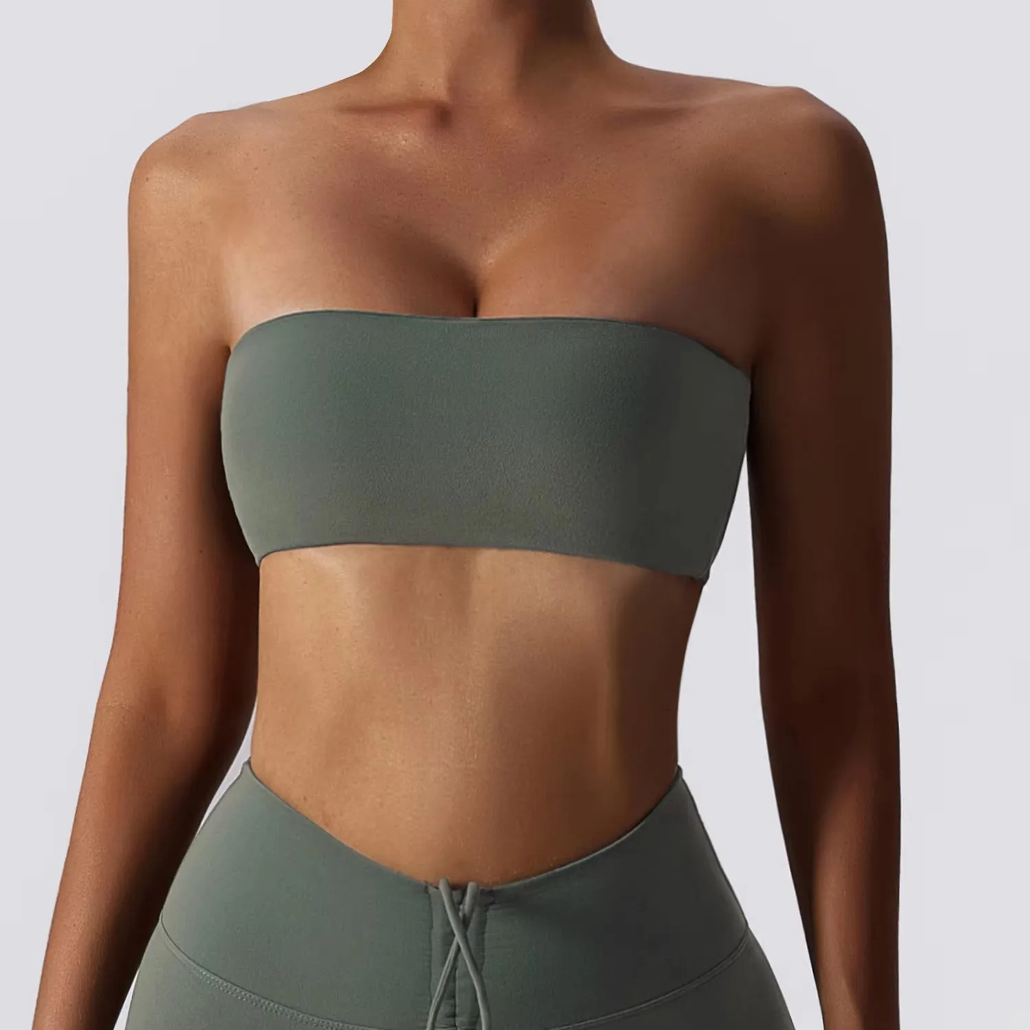 Sexy Sports Bra Gym Top Women Breathable Quick-Drying Yoga Clothes Women Training Tube Top Fitness Running Workout Bra Female