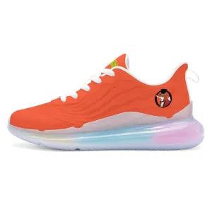 Snooty Fox Art Women's Rainbow Atmospheric Cushion Running Shoes Mex Orange