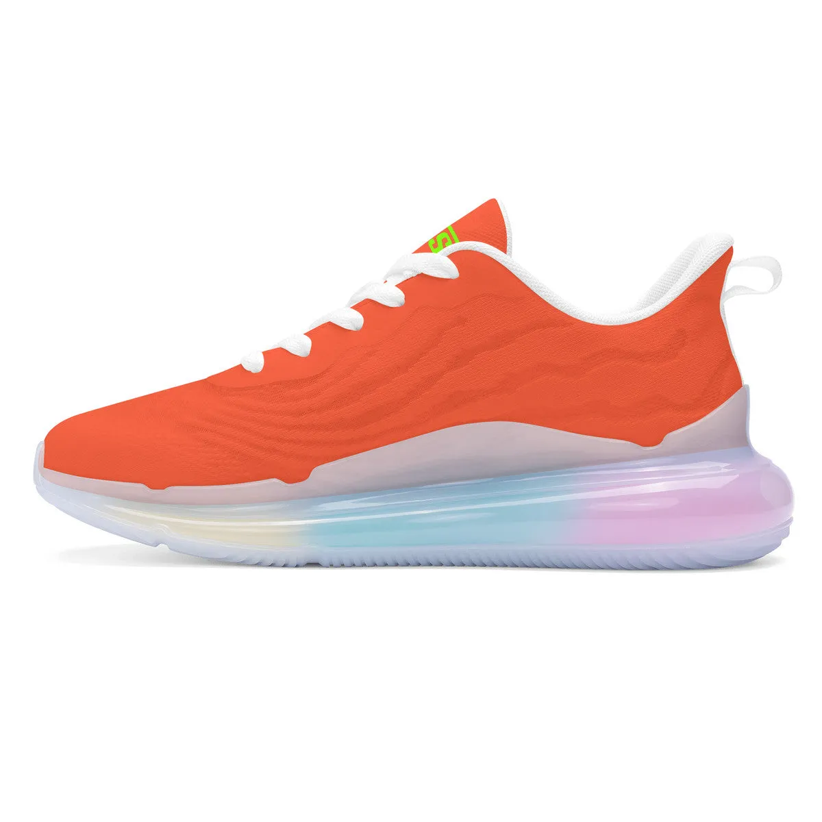 Snooty Fox Art Women's Rainbow Atmospheric Cushion Running Shoes Mex Orange
