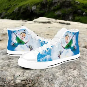 Tinkerbell Tinker Bell The Lost Treasure Shoes High Top Sneakers for Kids and Adults