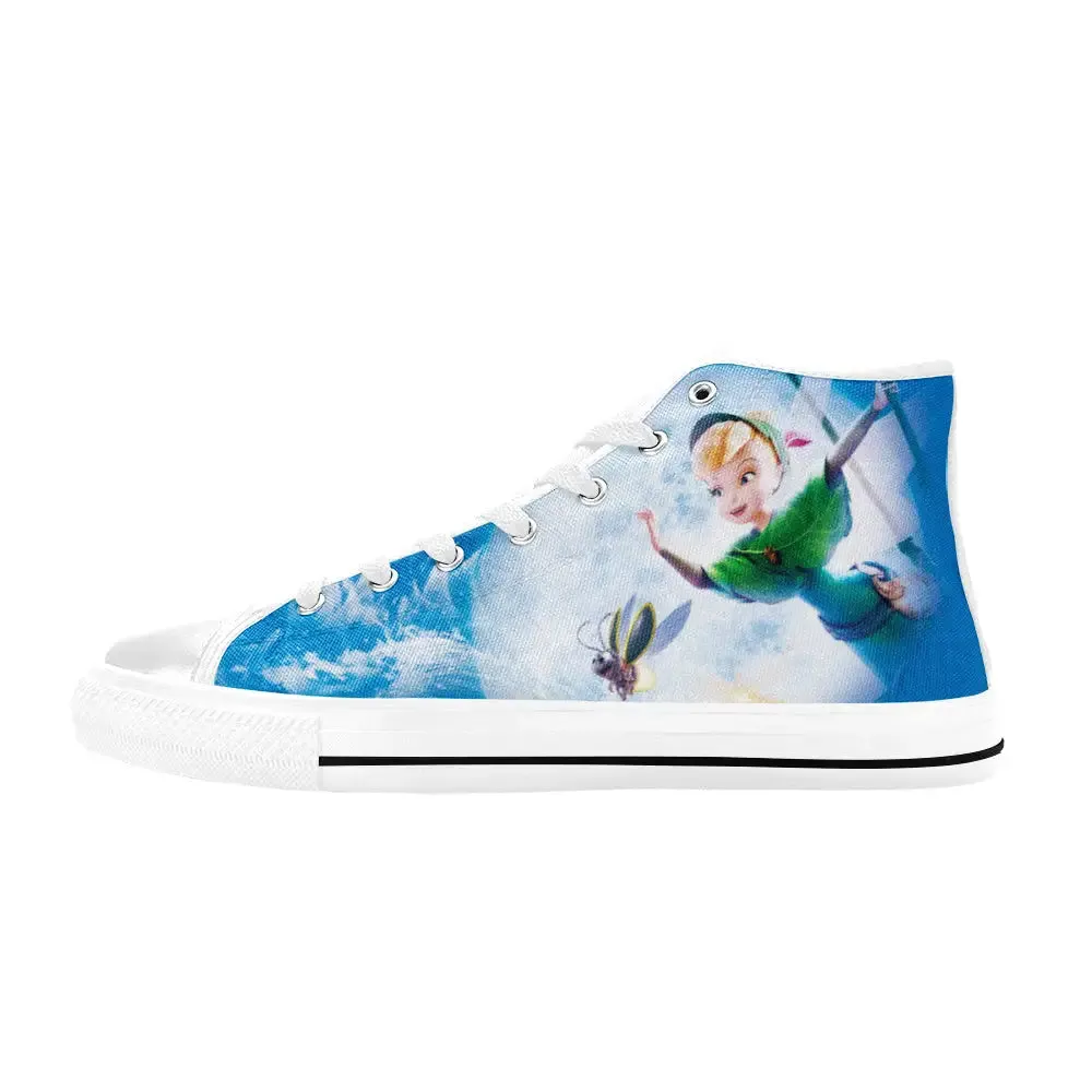 Tinkerbell Tinker Bell The Lost Treasure Shoes High Top Sneakers for Kids and Adults