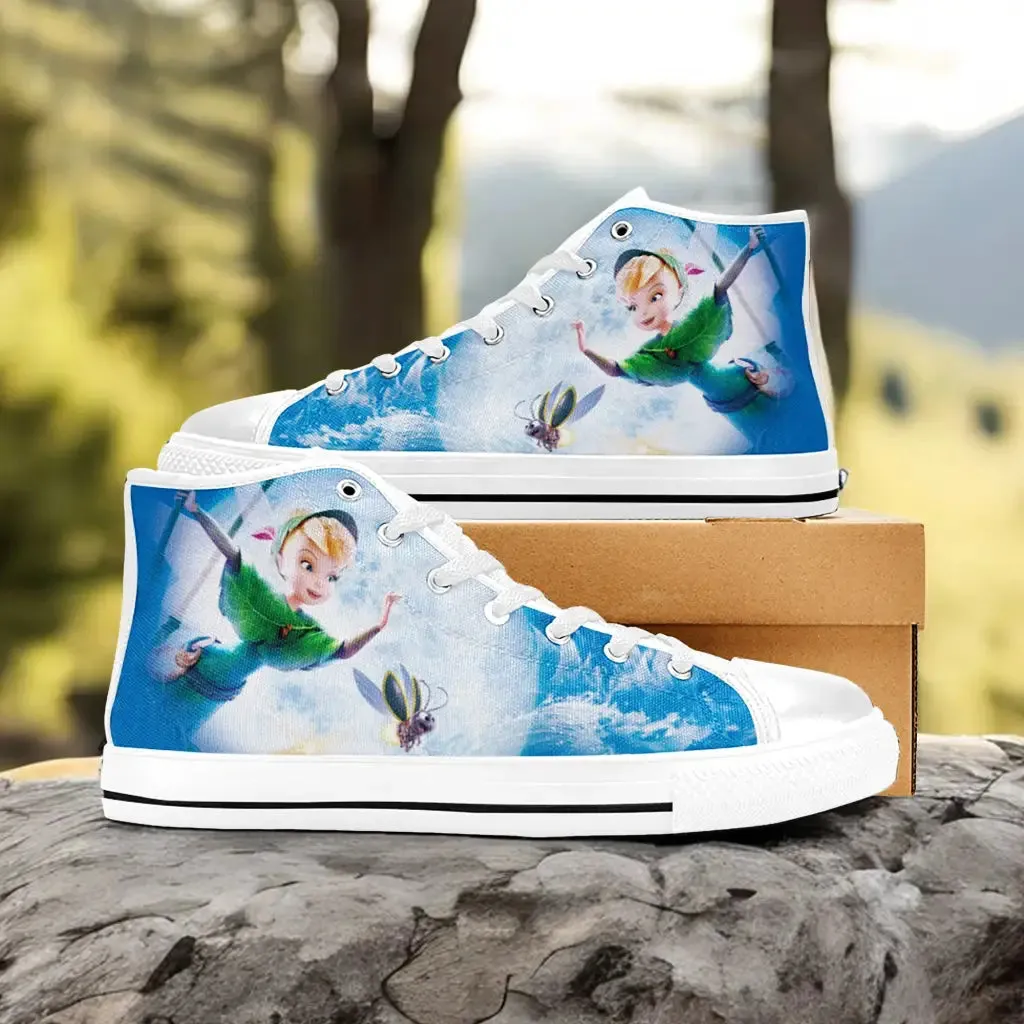 Tinkerbell Tinker Bell The Lost Treasure Shoes High Top Sneakers for Kids and Adults