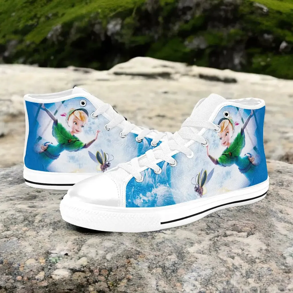 Tinkerbell Tinker Bell The Lost Treasure Shoes High Top Sneakers for Kids and Adults