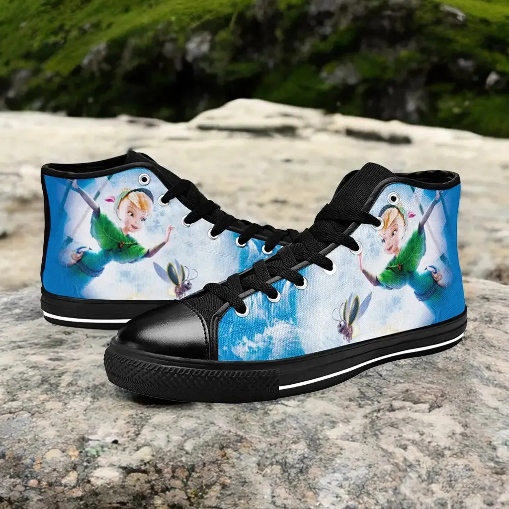 Tinkerbell Tinker Bell The Lost Treasure Shoes High Top Sneakers for Kids and Adults