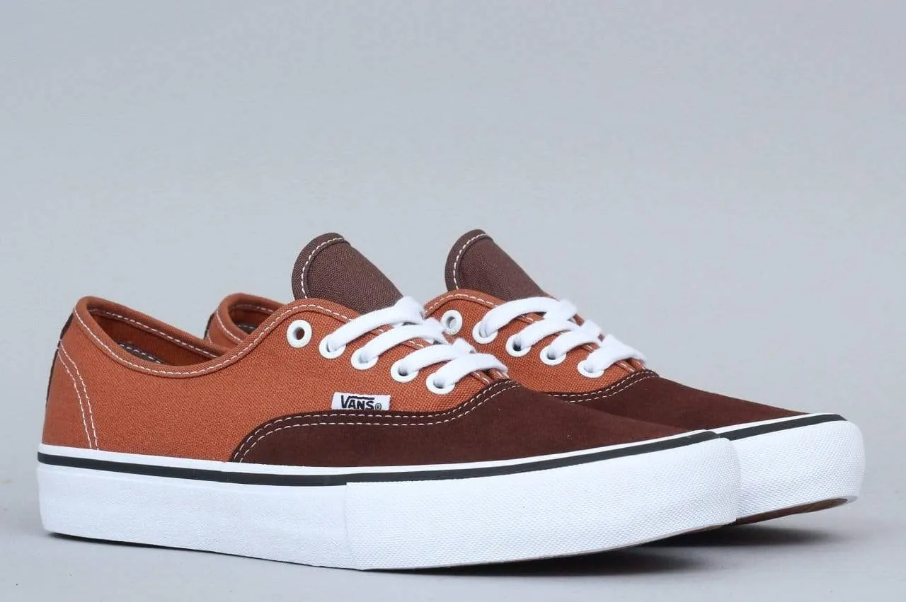 Vans Authentic Pro Shoes Potting Soil / Leather Brown