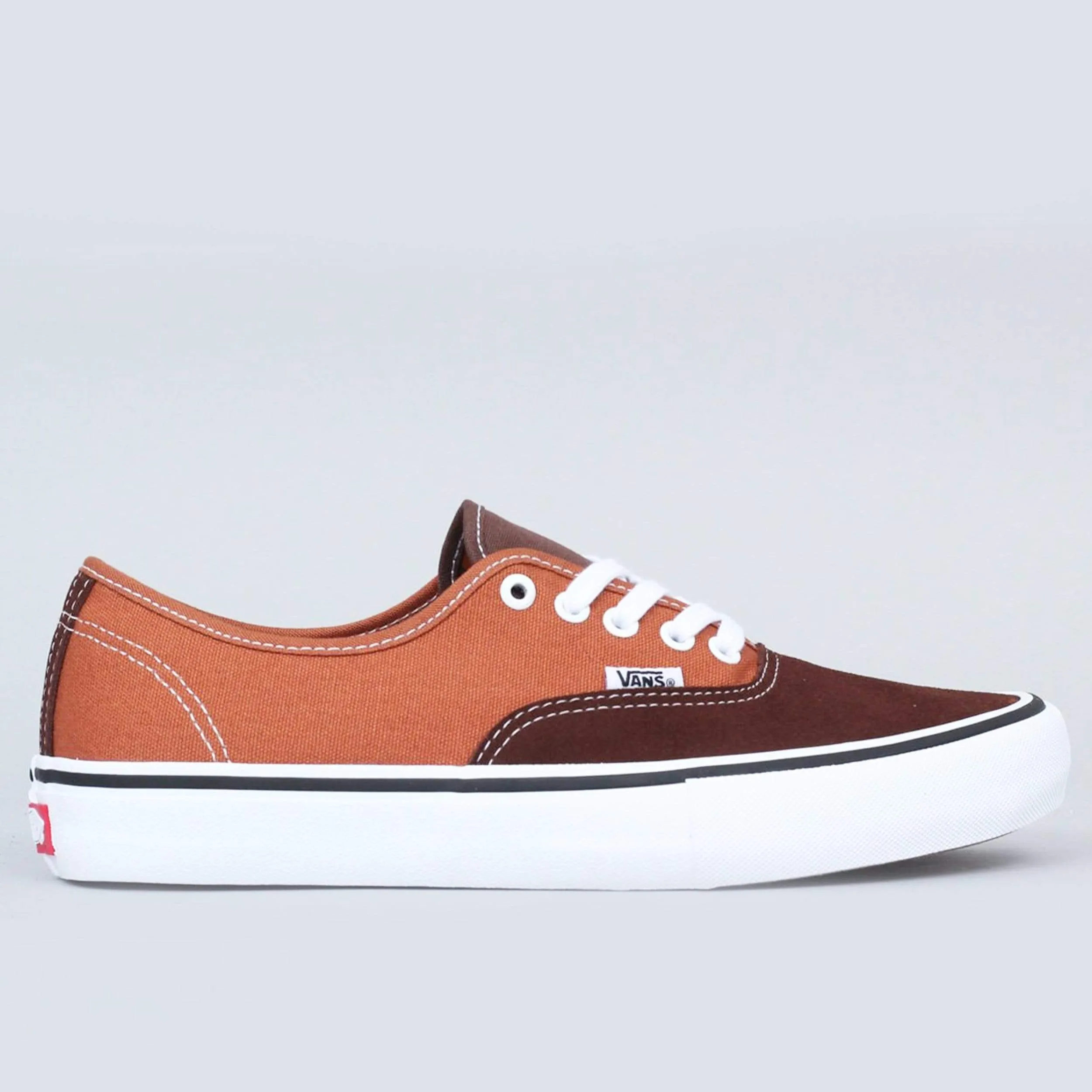 Vans Authentic Pro Shoes Potting Soil / Leather Brown