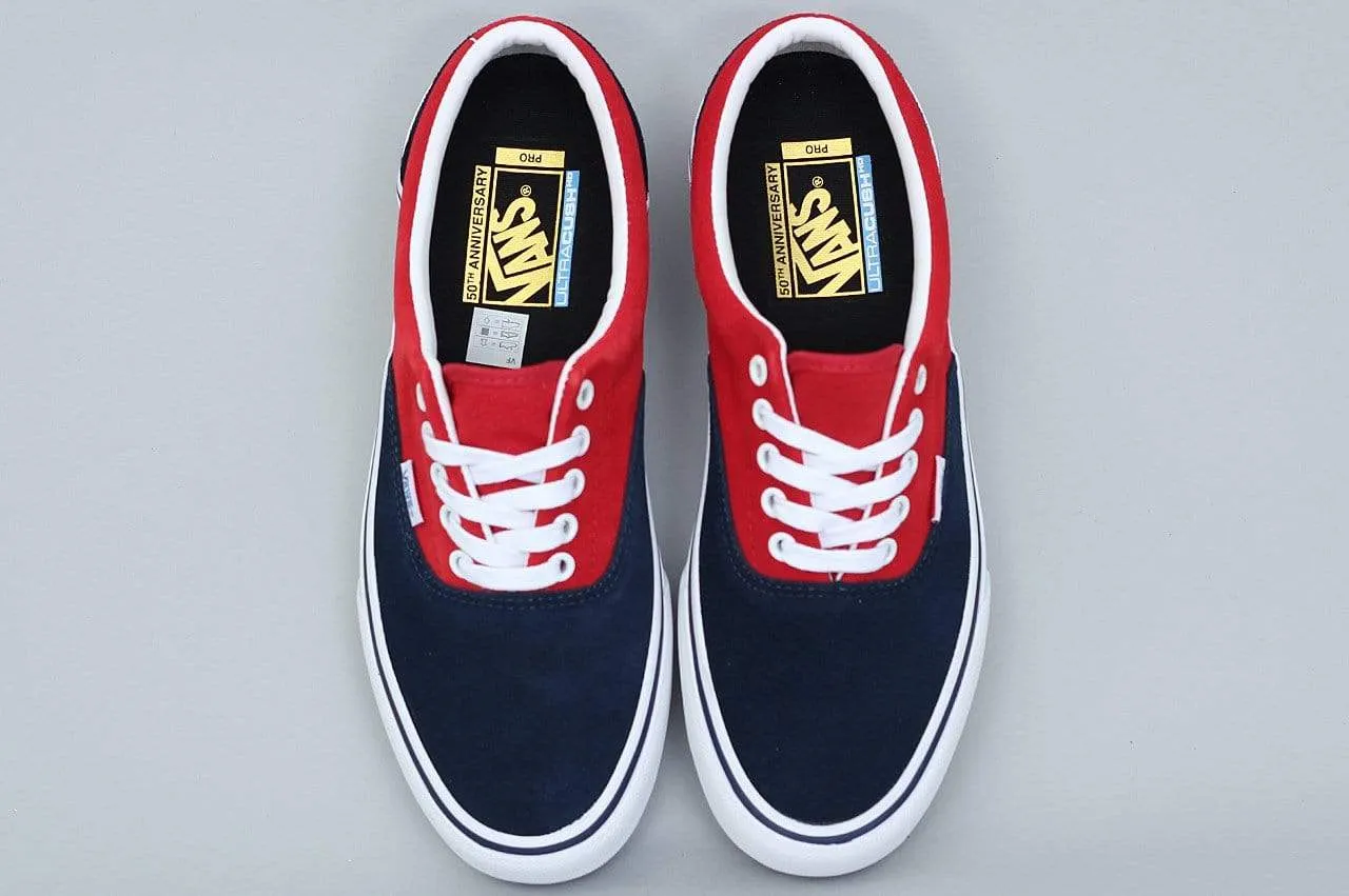 Vans Era Pro 50th Anniversary '76 Shoes Navy / Red