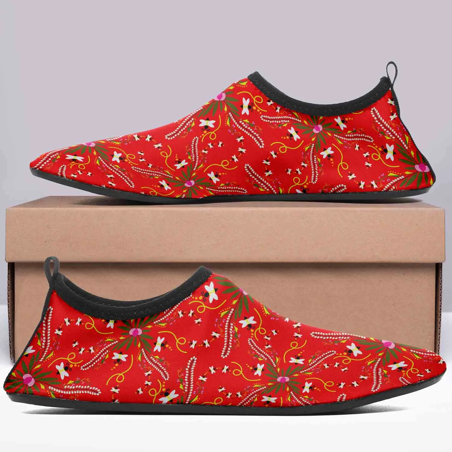Willow Bee Cardinal Kid's Sockamoccs Slip On Shoes