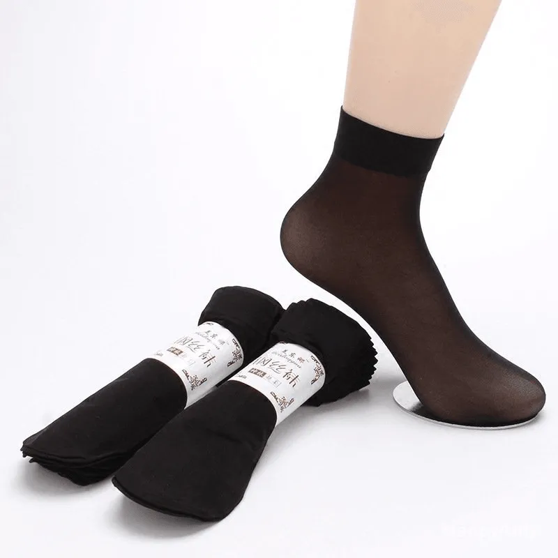 Women Invisible Thin Wear-Resistant Ankle Socks - 10 Pairs