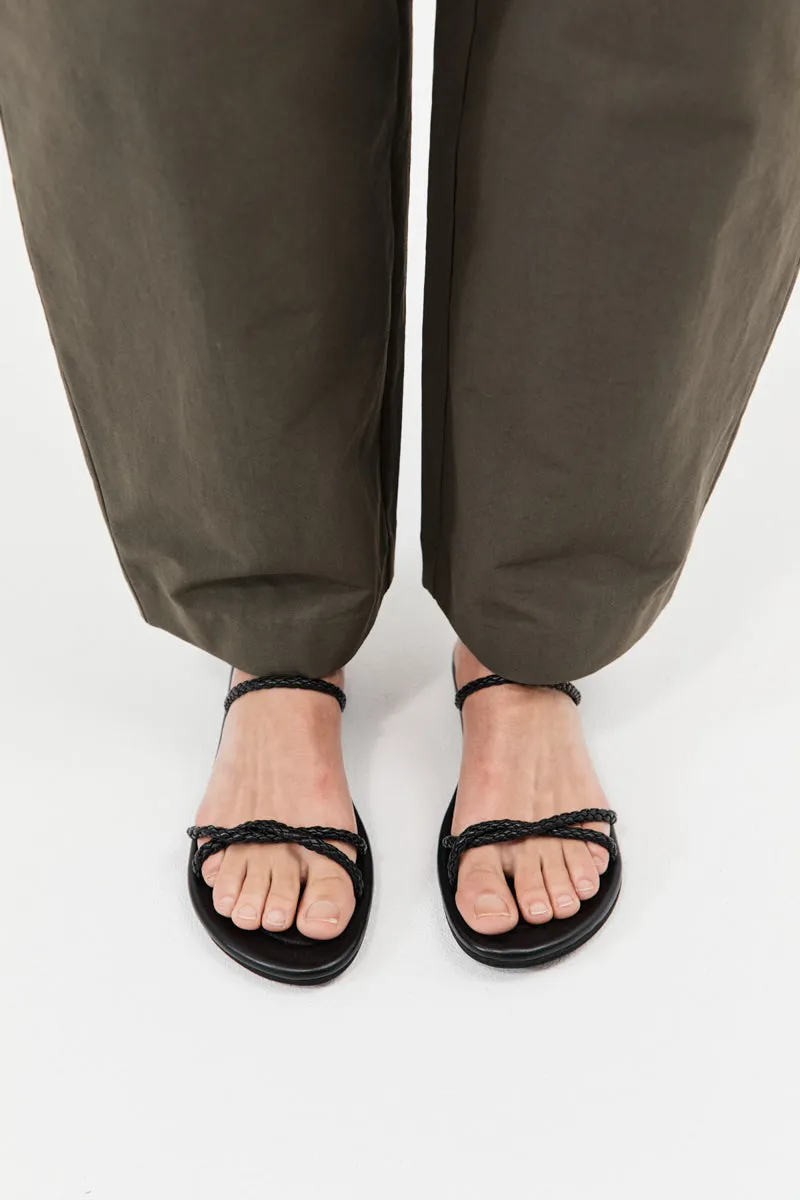 Woven Rope Slide - Black